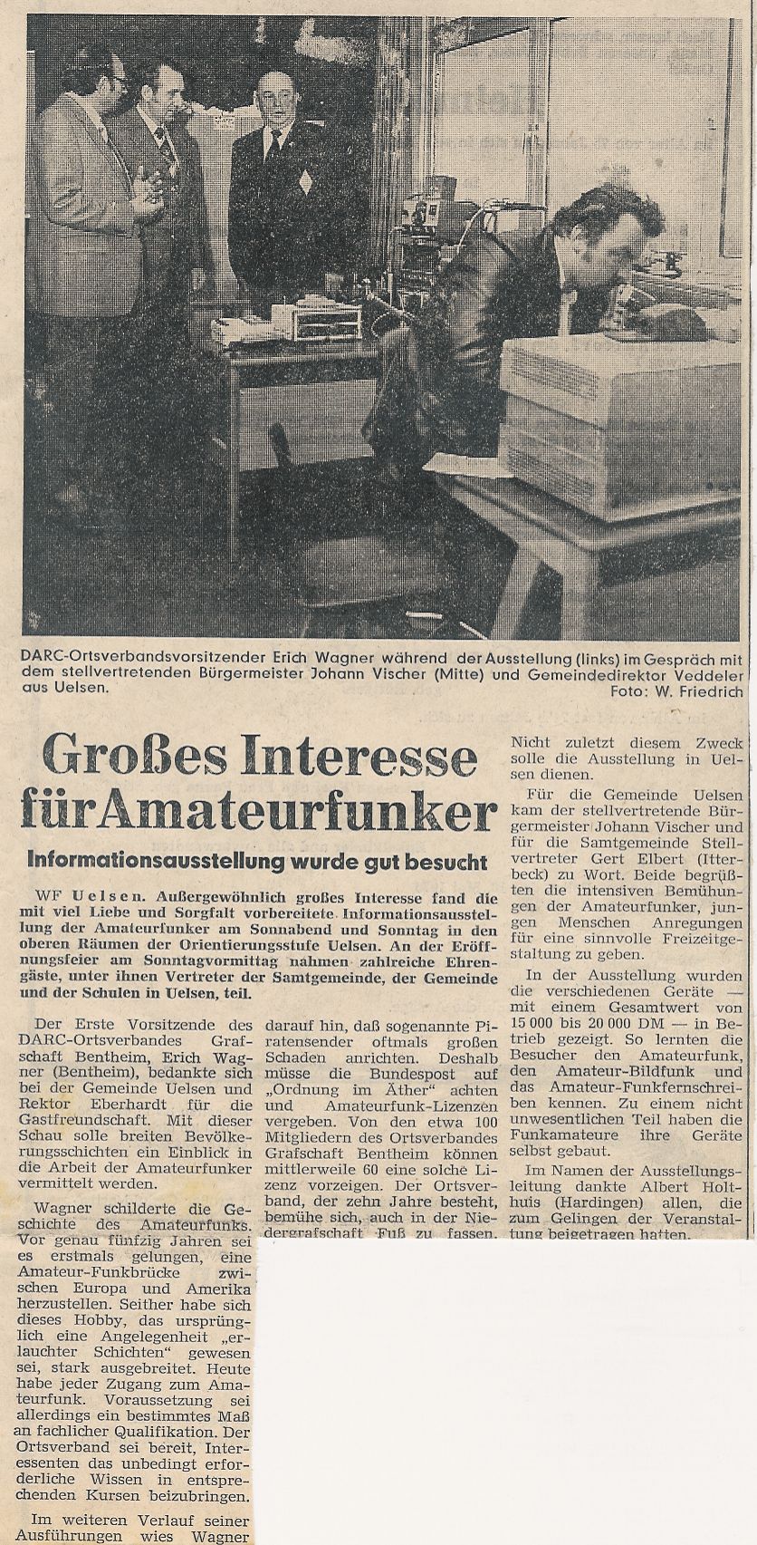 Zeitungsartikel vom 12. Mail 1975